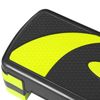 31" Adjustable Exercise Step Platform, 3-Level Height Non-Slip Surface Yellow