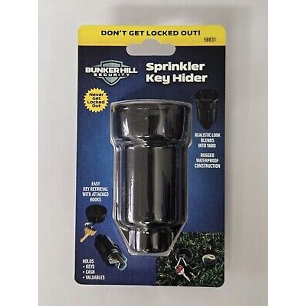 Hide A Key Sprinkler Head Key Holder Outdoor Garden Yard Key Hider FREE SHIPPING