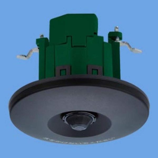 Panasonic WTK49129B Automatic Switch with Heat Wire Sensor Under Eave, Device and Wide Angle Detection Type, Black