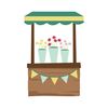 CafePress Flower Stand Magnets Rectangle Magnet, 3"x2" Refrigerator Magnet