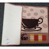 PRINTED KITCHEN RUG (nonskid back) (18" x 30") COFFEE CUP & BEANS, PD