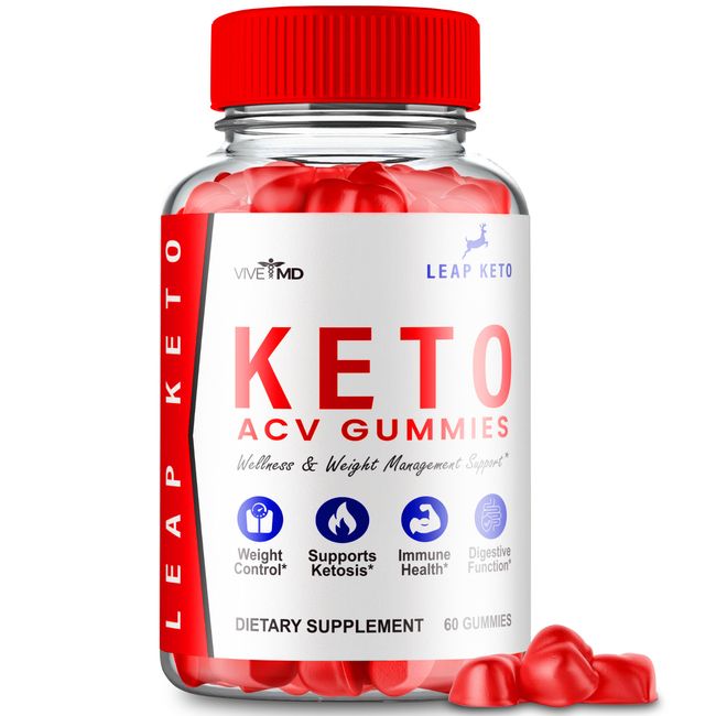 Leap Keto ACV Gummies Supplement 1000mg - Official Formula (1 Pack)