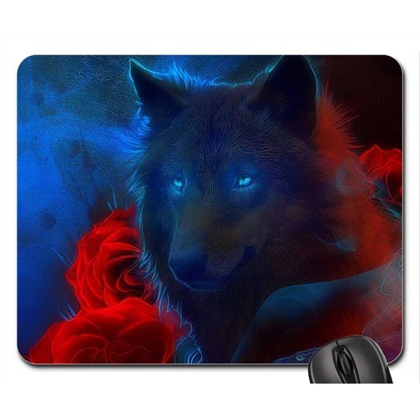 Art Plates Hukusai: Hibiscus & Sparrow Mouse Pad