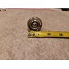 Polished Chrome 1.25 In Solid Brass Round Knob For Cabinets And Drawers Kitchen