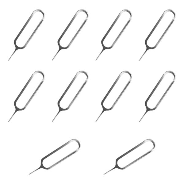SZCXDKJ 10Pcs SIM Card Removal Openning Tool, Tray Eject Pins Needle Opener, Universal Sim Ejector Tool