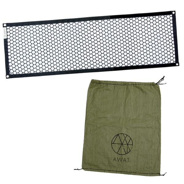 Alphax AWAT AP-439110 Multi Mesh, Size M, Includes 10 Sandbags, Hanging Storage, Firewood Storage Bag, Soil Bag Stand, Outdoor, 13.8 x 43.3 inches (35 x 110 cm)