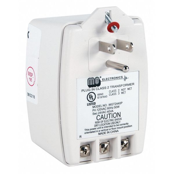 Transformer, Plastic, 24VAC Voltage Output