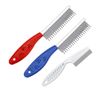 Cat Comb,Dog Comb,Dog Comb,Cat Comb,Medium Long Hair Cat Comb,3pcs (Red2+Blu2+White)