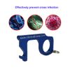 10-Pack Portable Opener Handheld Keychain Contactless Keychain Door Bottle Cap