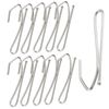 TA-VIGOR 100Pcs Metal Pinch Pleat Curtain Hooks