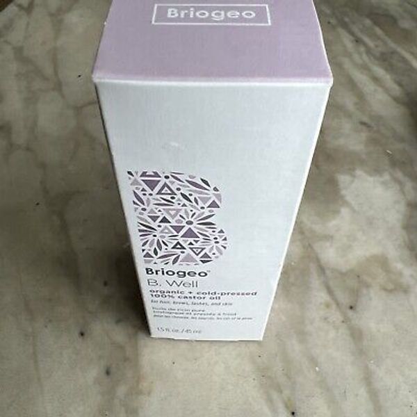 Briogeo B. Well Organic Cold-Pressed 100% Castor Oil 45ml NIB