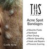 Large ZIT STRIPS, Acne Surface Strips, Rectangular Pimple Patches, FACE STRIPS