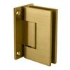 Satin Brass Geneva 037 Series Wall Mount Full Back Plate Standard Hinge