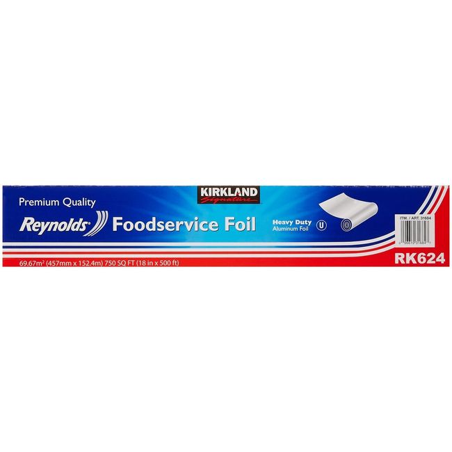 Kirkland Signature Reynolds Foodservice Foil HD, 18 in x 500 ft