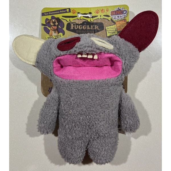 NEW 2024 FUGGLER FUNNY UGLY MONSTER DOG TOY GRAY BABY GAP TOOTH MONSTER