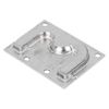 X AUTOHAUX 76x57mm Boat Floor Locker Hatch Lift Flush Ring Pull Handle