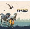 Jurassic World Age 6 Birthday Card