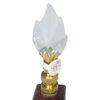 Crystal Finials Large Leaf Shape Clear Crystal Lamp Finial New 2.75"
