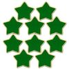 Star Badge Lapel Pin 10 Pack (Green)
