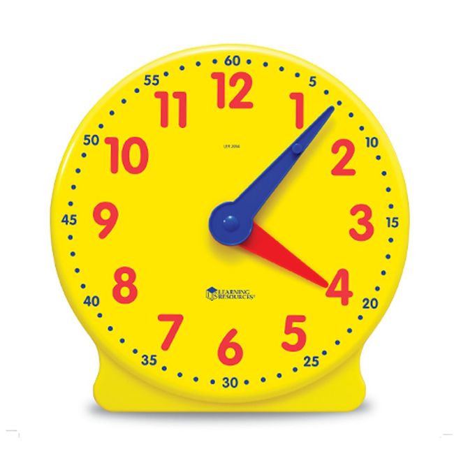 Learning Resources LSP2094-J Learning Clock for Classrooms, 13.4 inches (34 cm), Authentic Product