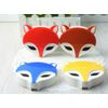 3 Sets Pocket Monkey Fox Contact Lens Case Kit Inserter Tweezer Mirror Container