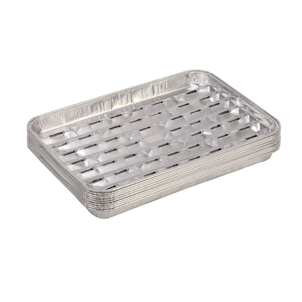 10pcs Disposable BBQ Aluminium Foil Grill Pans