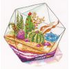 PANNA Cross Stitch Kit, Multicoloured, 20x20.5cm