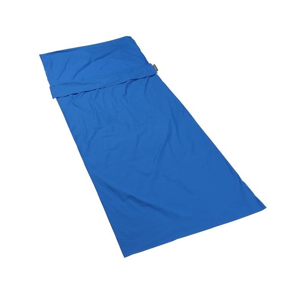 Lifeventure 100% Cotton Sleeping Bag Liner Lightweight Travel and Camping Sheet to Use Alone or to Add Warmth to Sleeping Bag With Polygiene Odour Control