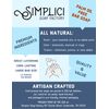 SIMPLICI Activated Charcoal (Unscented & Smooth) 7 Bar Soap Bulk Box