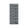 Contour Stickers 82 Wedding Invitation Silver