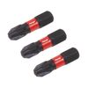 Sealey 3pc 25mm Pozi #3 Impact Power Tool Bit Set - AK8209