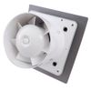 AirTech-UK Bathroom Extractor Fan 100 mm / 4" Brushed Chrome Finish Front Panel - Standard