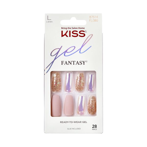 KISS Glam Fantasy Nails - Fancy Brunch