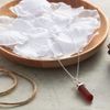 Philip Jones Carnelian Genuine Gemstone Necklace