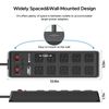 CRST 10 Outlets Heavy Duty Power Strip 1875w Surge Protector
