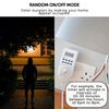 Defender 24 Hour Digital Timer Plug - Electric Switch Energy Saver Timer Standard Size - Digital Plug-in Timer Socket - 240v 3 Pin Plug with Programmable Time Controller + Random Mode