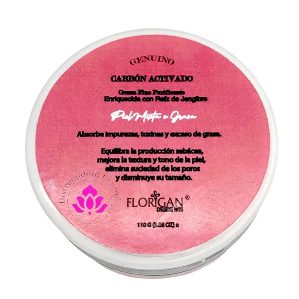 Florigan Activated Charcoal Night Detoxifying Face Cream 110grs.