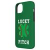 St Patricks Day Baseball Funny St Patrick's Baseball Clover Hülle für iPhone 14 Plus