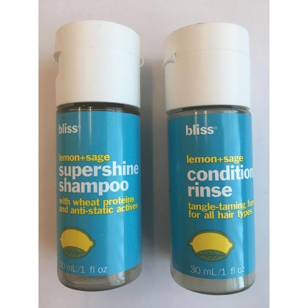 Bliss Lemon and Sage Shampoo & Conditioner 1 oz  ( Pack of 16  )