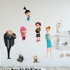 Despicable Me 4 - Family Set Wall Sticker (60cm Width x 30cm Height)