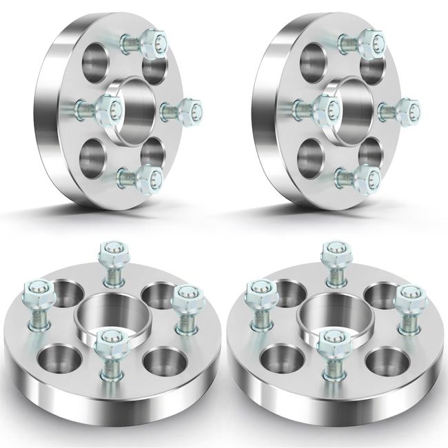 ECCPP 4pcs 4x100 Hub Centric Wheel Spacers Adapters 4 Lug 1 inch 4x100mm to 4x100mm 54.1mm Fit for Celica for MX3 for Miata with 12x1.5 Studs