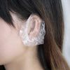 ALLVD Ear Caps, Disposable Ear Caps, Ear Covers, Hair Dye, Perm Caps, 100 Pieces, Ear Protection, One Size Fits Most, Unisex