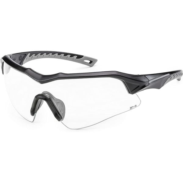 SolidWork SOLID Shooting Glasses, Ballistic Glasses, Tactical Glasses, Gun Safety Glasses, Gun Range Eye Protection for Men & Women