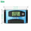 100A MPPT Solar Panel Regulator Charge Controller 12/24V Auto Focus Tracking New