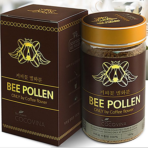 Coffee bee pollen, bee pollen noble of bee pollen, coffee bee pollen pollen, royal jelly 180g, bee pollen (coffee flower pollen) 180g, 1ea