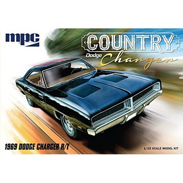 MPC878 1/25 1969 Dodge Charger R/T Country Chargers plastic model kit