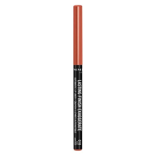 Rimmel London Lasting Finish Exaggerate Lip Liners, 018 Rose Addiction, 4g