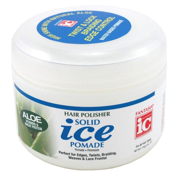 Fantasia Ic Hair Polisher Solid Ice Pomade 6 Ounce (177ml) (2 Pack)