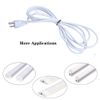 3PCS 5FT POWER CABLE no Switch For T8 T5 Integrated LED Tube Light Replacement