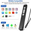 Kinizuxi Presentation Clicker Pointer with Lanyard, 100M Wireless Presenter Remote PPT PowerPoint Clicker, 2.4GHz Presentation Pointer Slide Advancer for Mac Computer Laptop